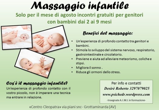 Massaggio infantile